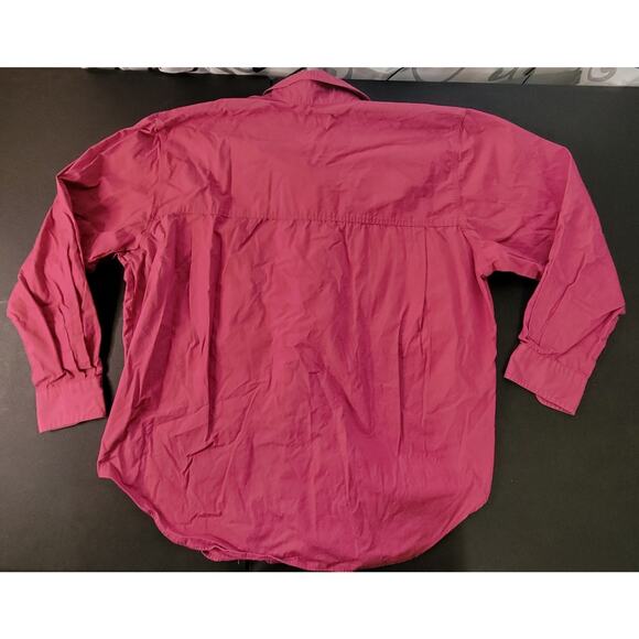 John Henry Editions Pink Long Sleeve Button Up - Large - Picture 2 of 5